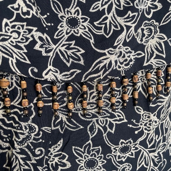 All That Jazz Vintage Beaded Rayon Sheath Dress – Size 7/8 - Picture 3 of 9